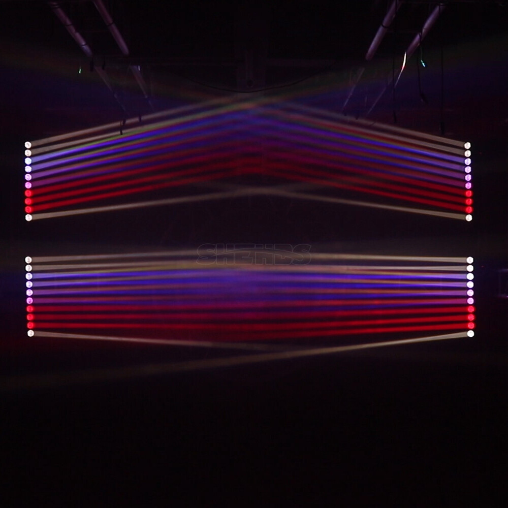 SHEHDS LED Beam 10x40W RGBW Lighting For Disco Party Wedding Bar DJ