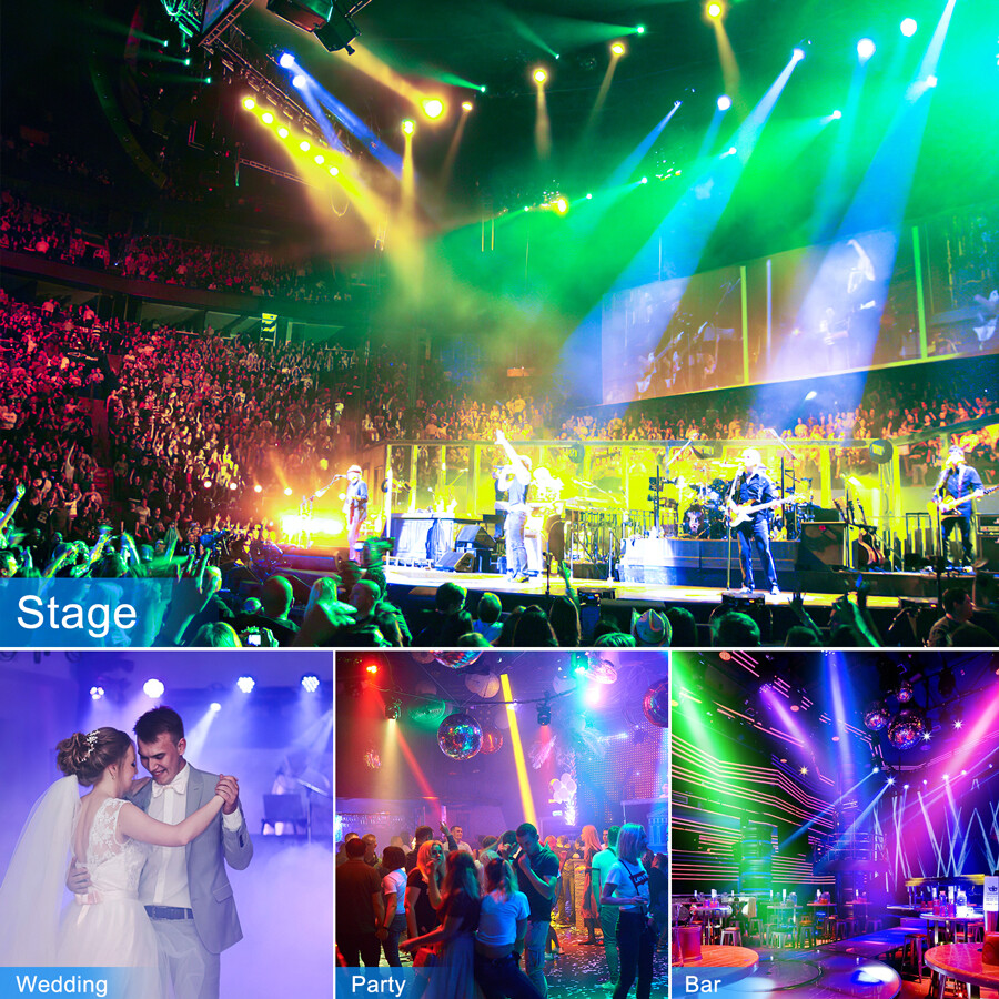 10PCS Par Stage Light 270W 18 LED RGBW Strobe Beam DMX512 DJ Disco Party Show