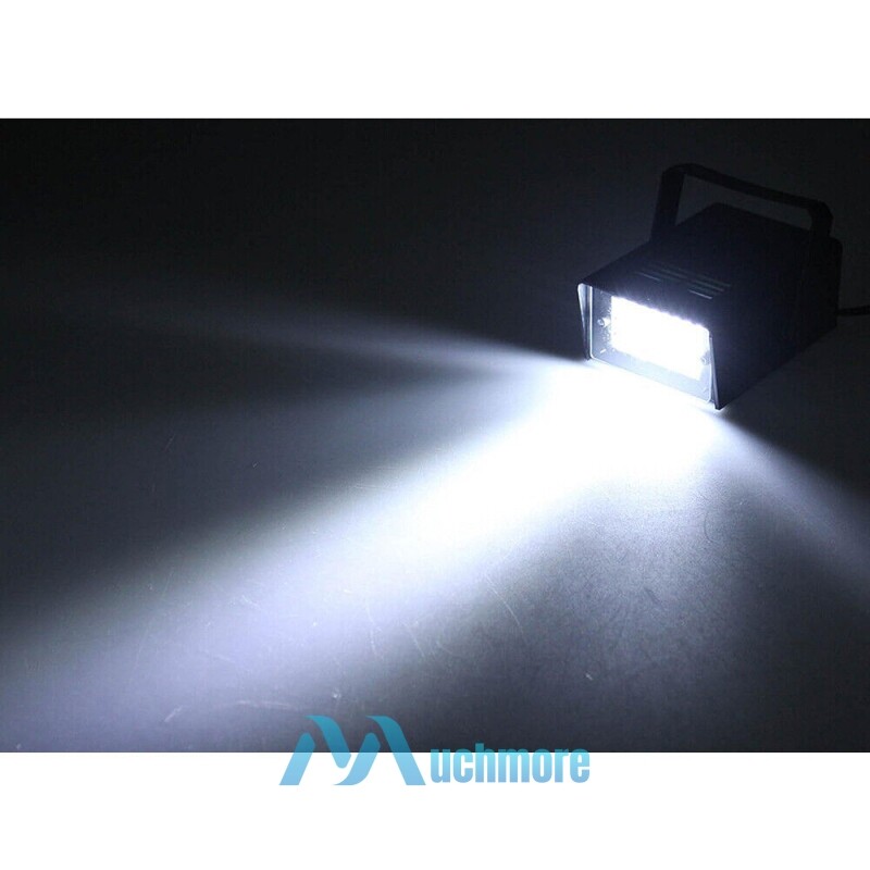4x Adjustable Mini Strobe Light Flash Light 24 LED Bulb DJ Club Stage Lighting