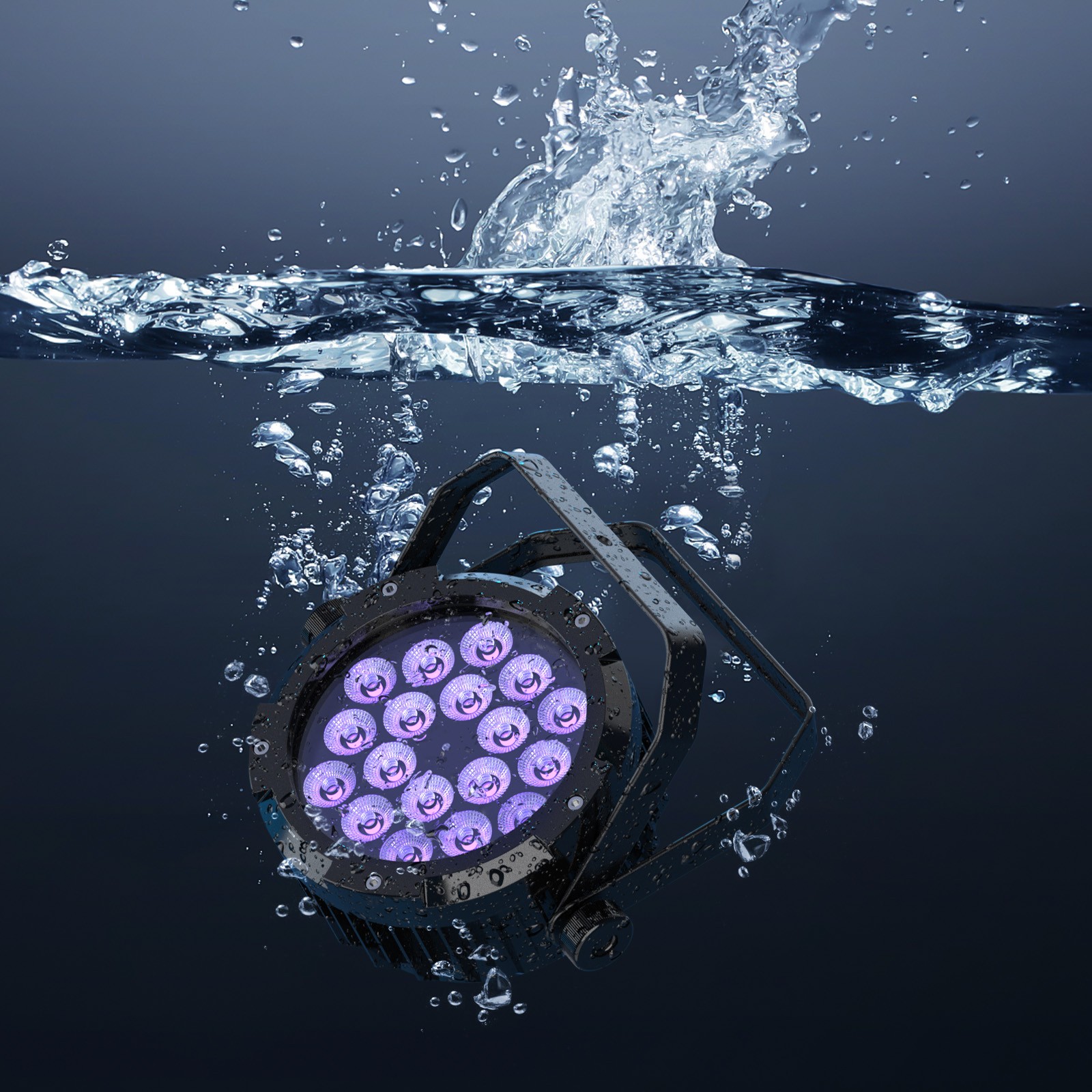 24 x15W Waterproof RGBWA UV LED Par Stage Lighting DMX DJ Par Can Wash Light
