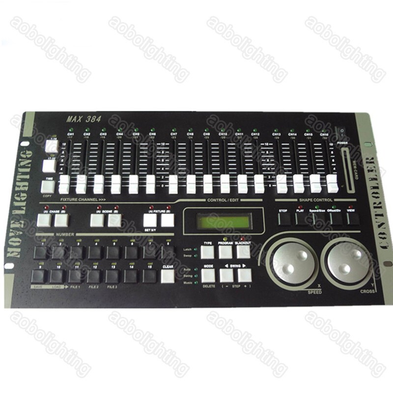 DMX 512 384 DMX Channels Operator Console Controller For Stage Lighting DJ Party
