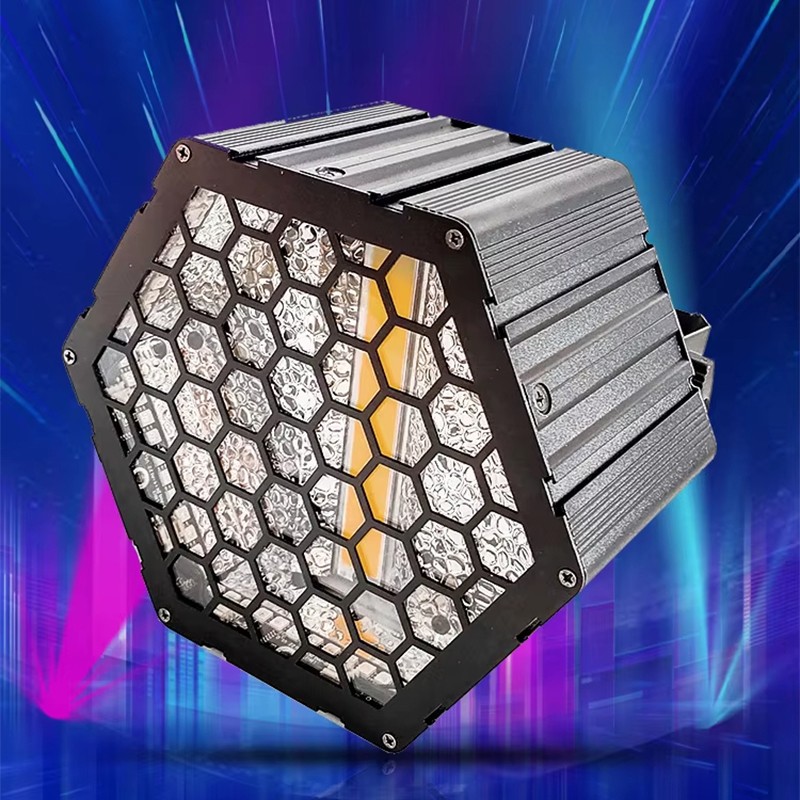 72*0.25W + 60W Wash Strobe Lighting Stage Effect DMX LED Retro Light for DJ Club