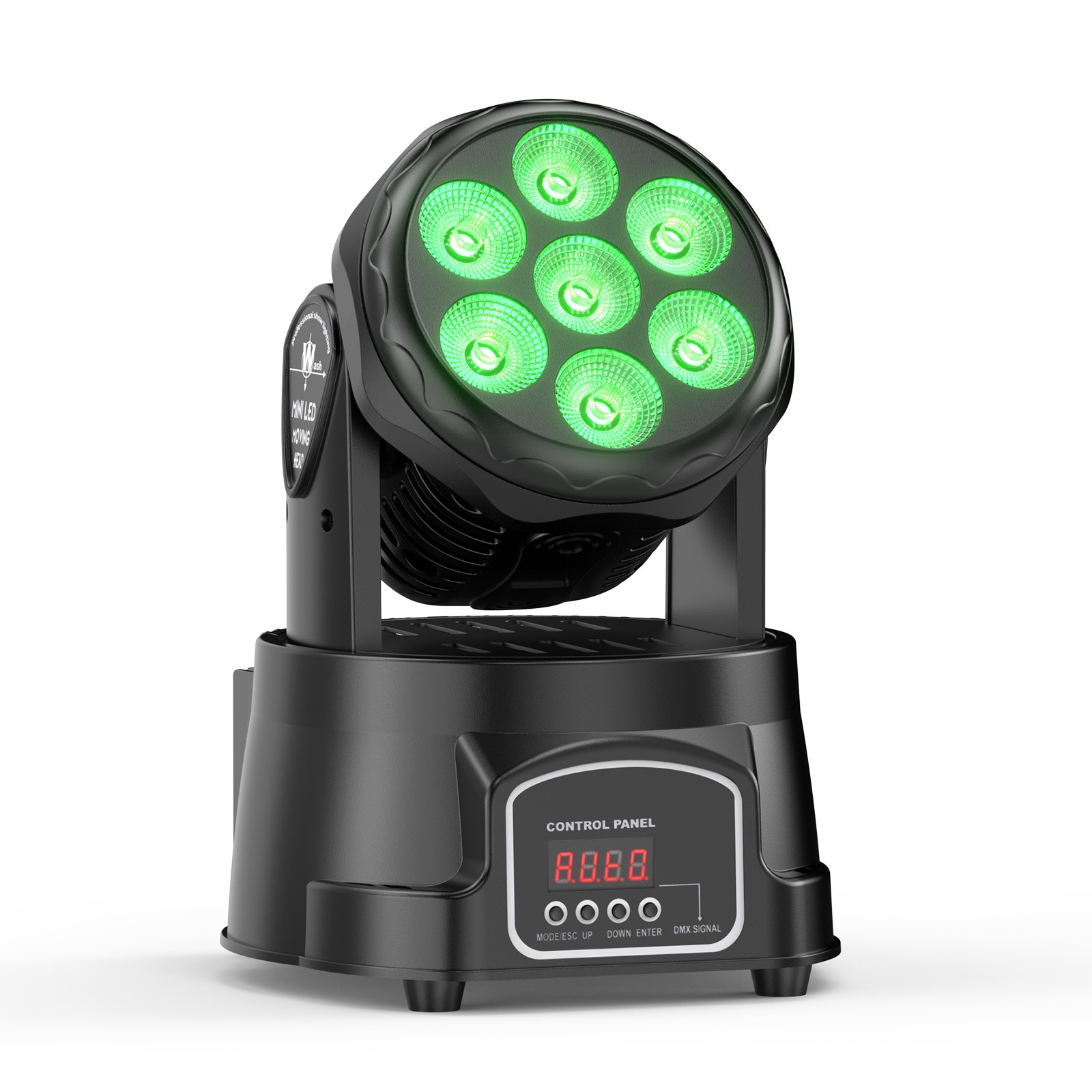 105W Moving Head Beam Light 7 LED DMX Disco Stage Light RGBW Wall Wash Light
