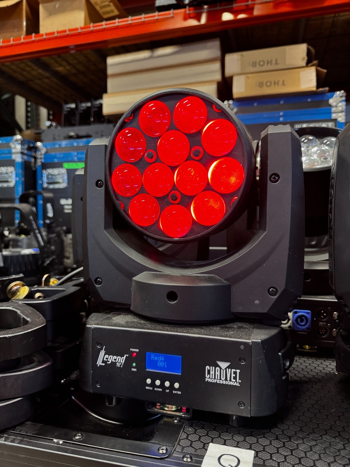 CHAUVET Legend 412z 12x10w Zoom 10-33 Degree LED DMX Wash Aura/R2 Type 8x Availa