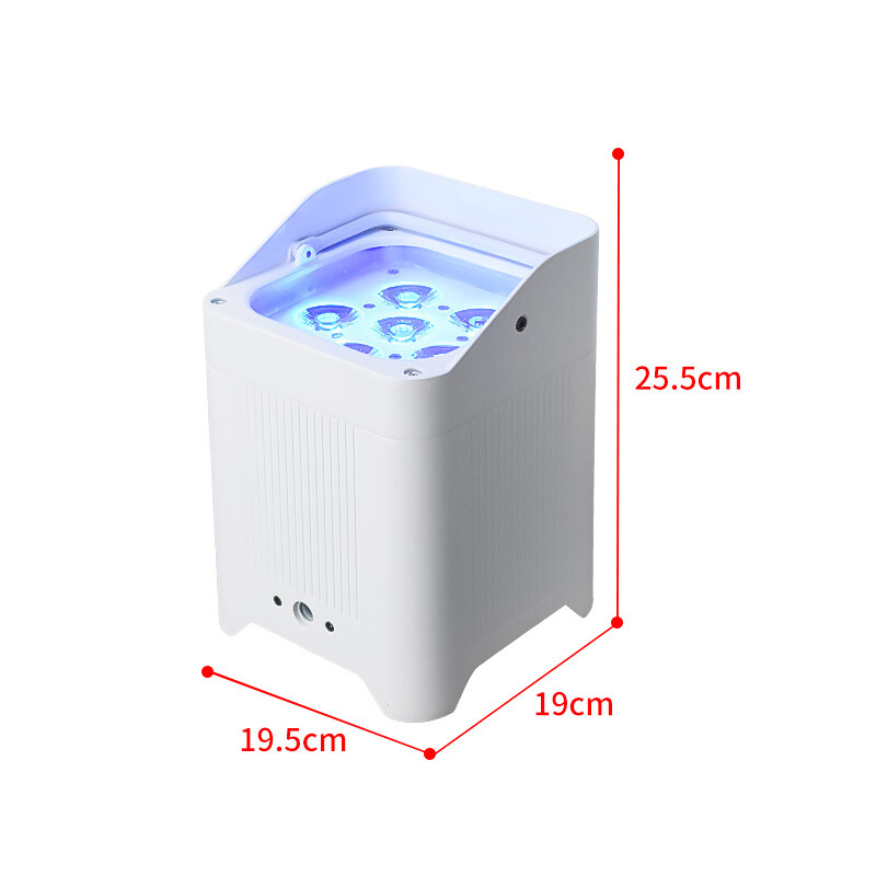 10PCS 6x18W Par Light Wireless Battery Powered RGBWA+UV DMX DJ Stage Light