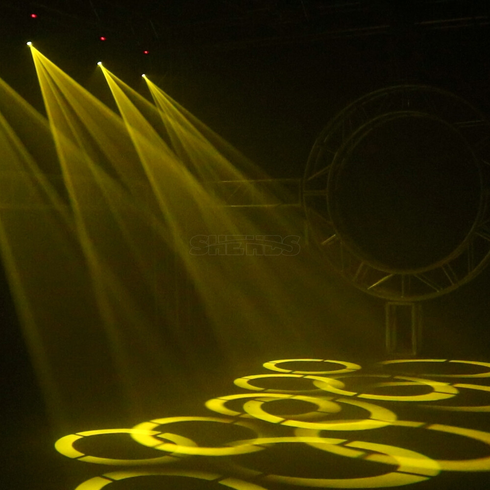 SHEHDS 80W LED Spot Moving Head Satge Lighting With 3 Face Prism DJ Disco Bar