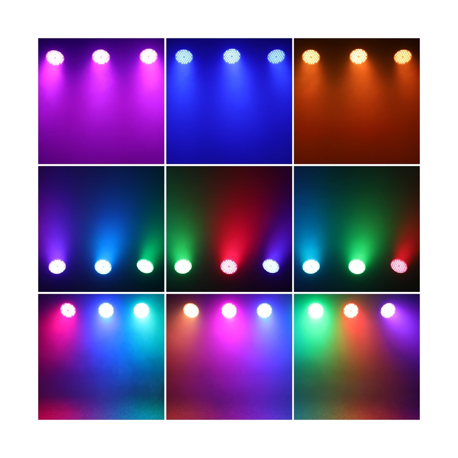 Betopper 54x4W High CRI Par Light with Barn Doors, CRI/RA 90 RGBW 4 in 1 Ultr…