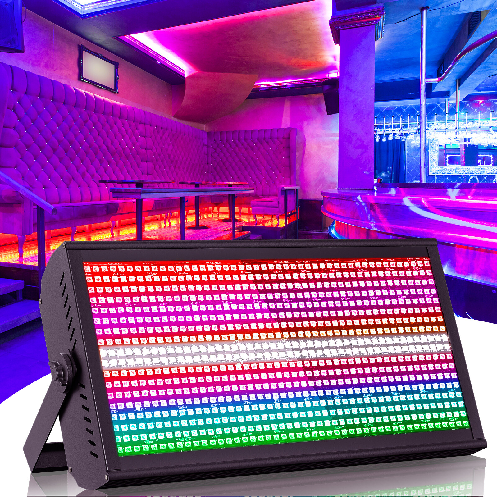 200W RGBW 768LED Wall Wash Light Strobe DMX Stage DJ Beam Light Party Show Light