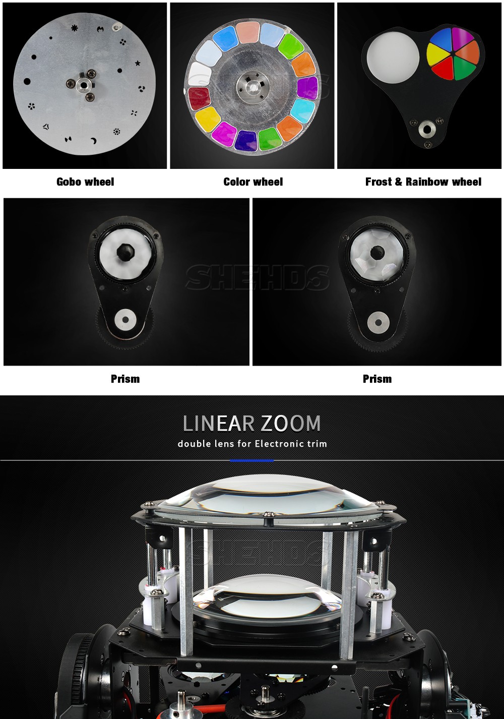 275W 10R Beam Moving Head Light Gobo Spot Light DMX512 Stage Disco Bar Or Case