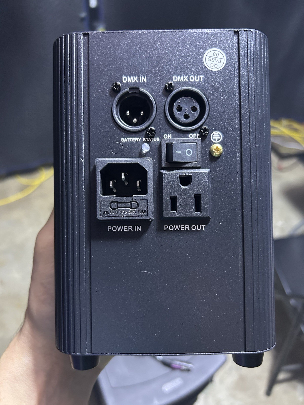 3x4w Battery Operated Par Uplight