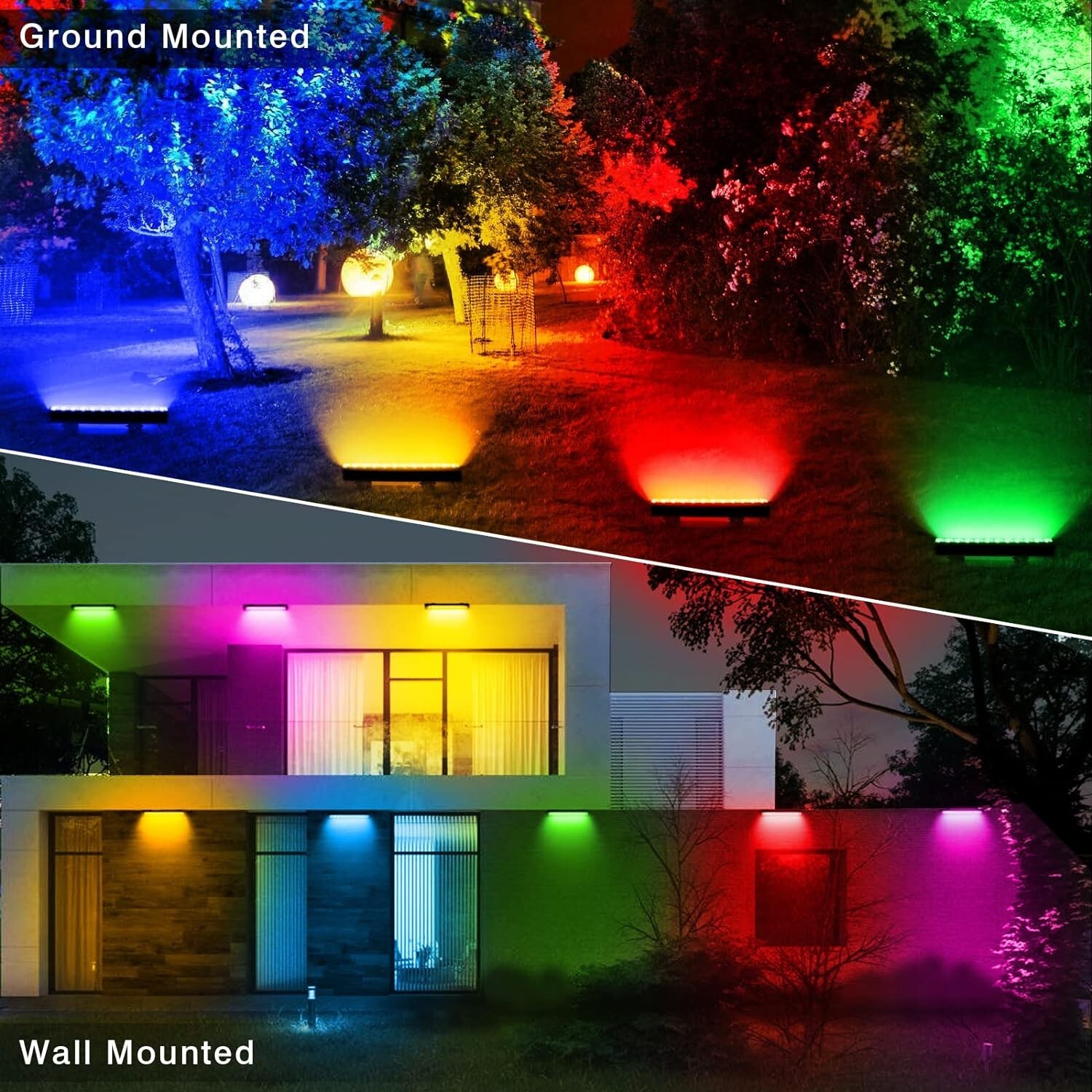 Barra de luces LED de lavado de escenario Control de aplicación Multicolor NUEVO