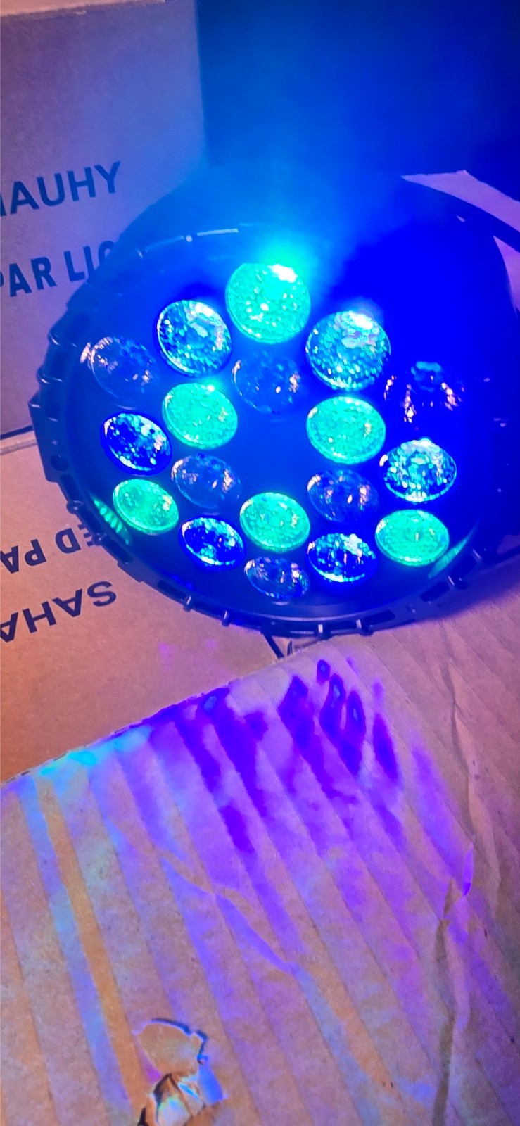 SAHAUHY LED PAR Light Stage DJ RGB Lights DMX Sound Activated