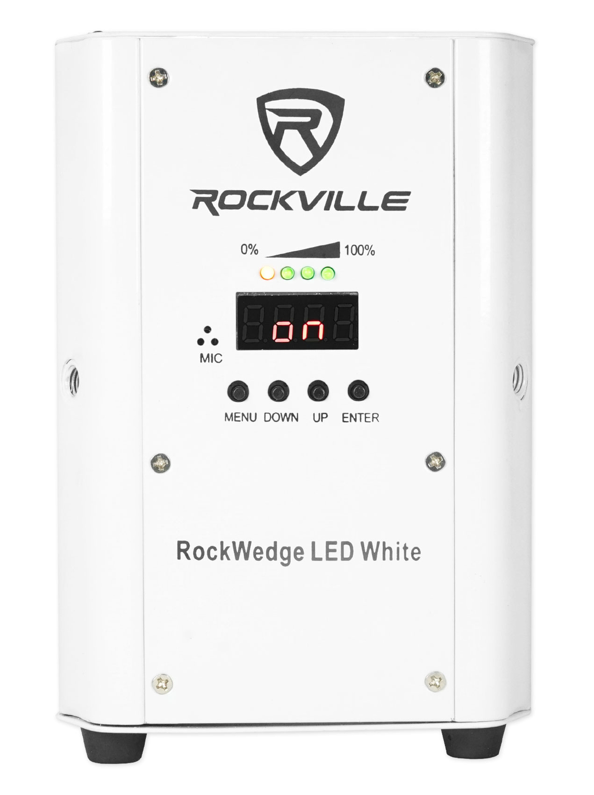 (8) Rockville RockWedge LED White RGBWA+UV Rechargeable Wireless DMX Lights+Bag