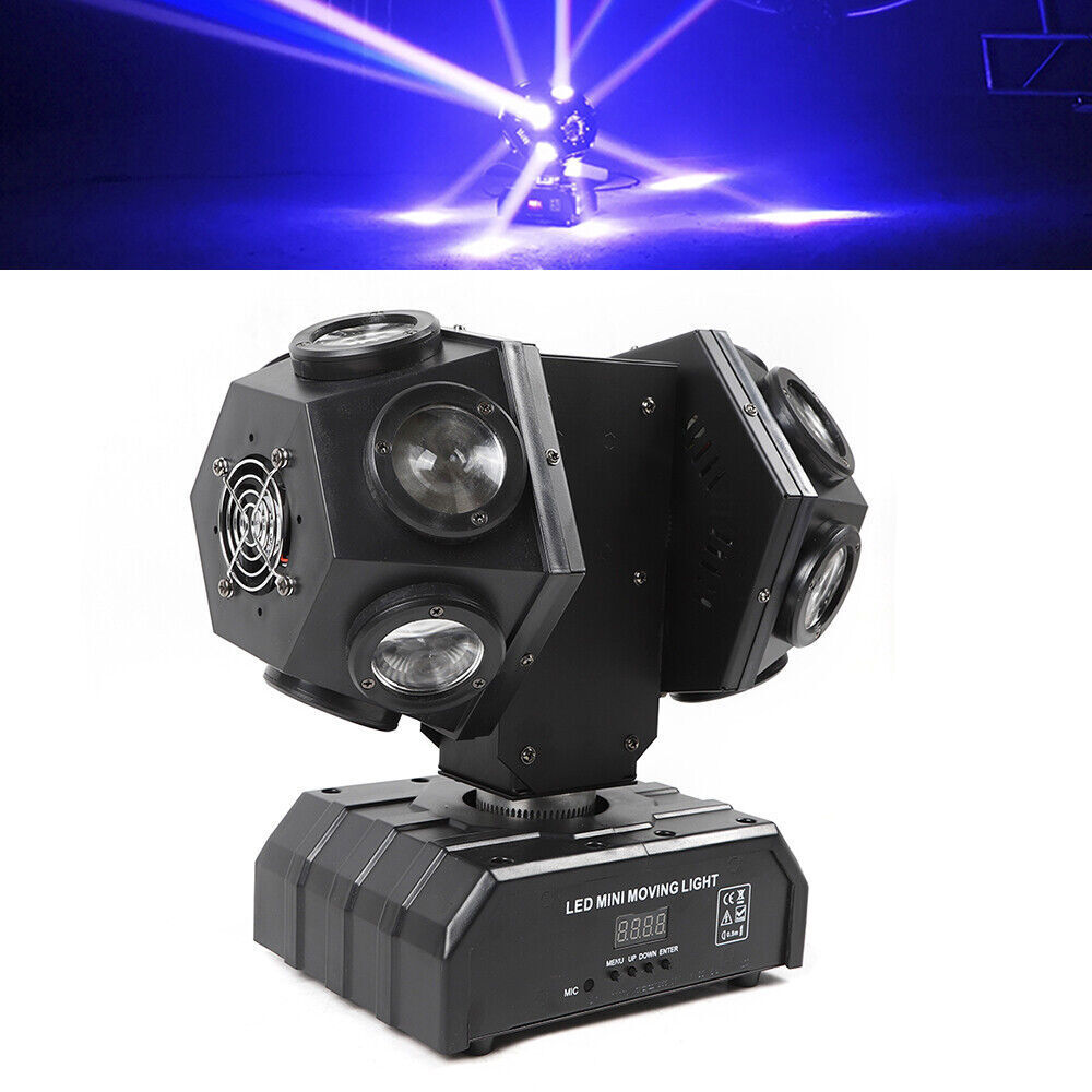3W LED Laser Stage Light RGBW Moving Head Lamp for DJ Disco KTV Party Bar DMX