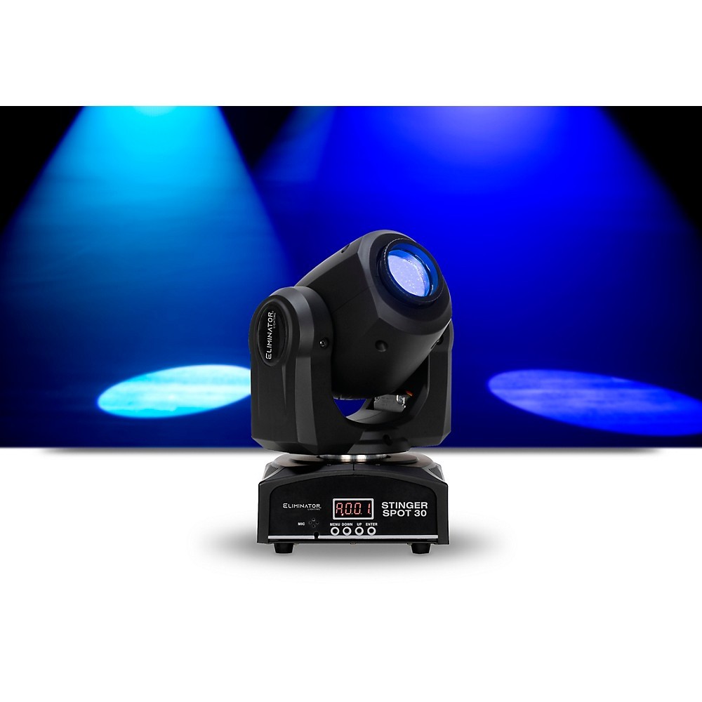 Eliminator Lighting Stinger Spot 30 Moving Head 30 Watt LED Refurbished