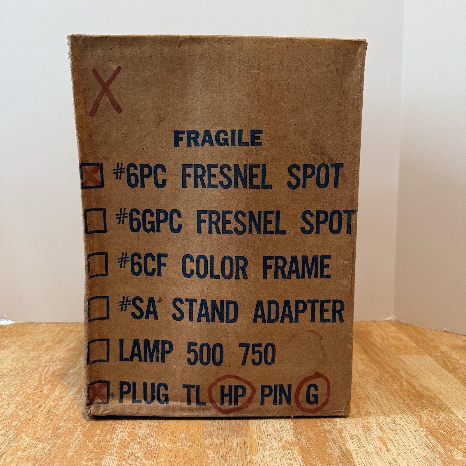 70’s Fresnel TIMES SQUARE Theatrical And Studio Supply LIGHTING Sealed