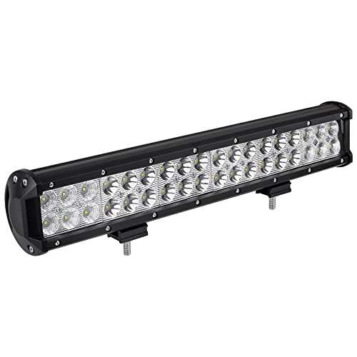 17.3″ LED Light Bar 108W Spot Flood Combo | IP67, Spot 18 Inch Black-Straight