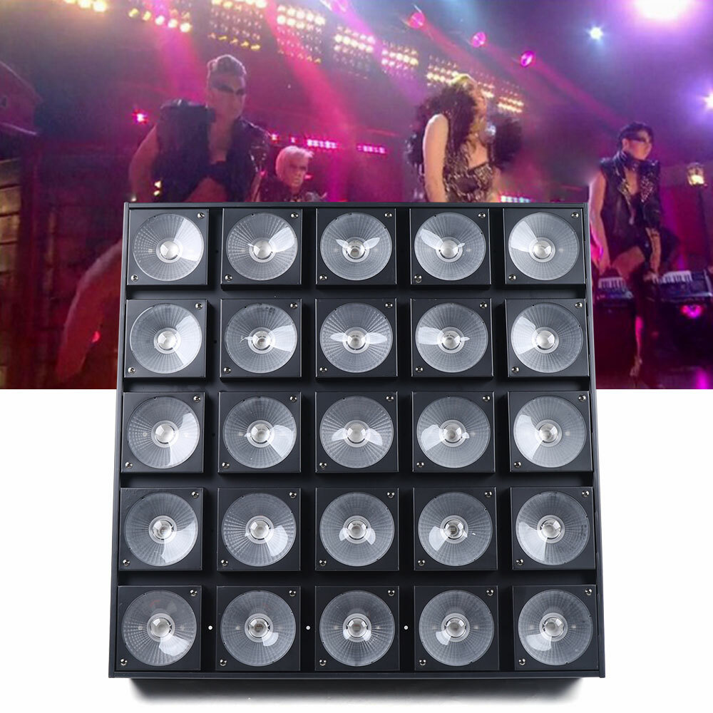 25LEDs 3 in 1 RGB 25° Beam COB Blinder Stage Effect Lighting DMX Disco DJ Light