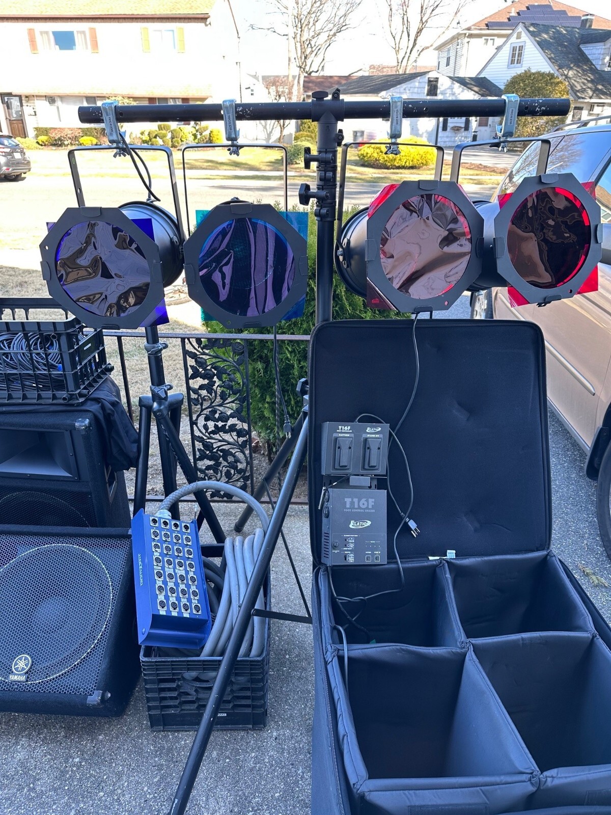 Elation STAGE LIGHTS *Great for band, DJ, or Club **Very Good condition!