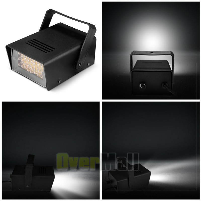 Indoor Mini DJ Light Flash Light 24LED Bulb Club Stage Strobe Light Party Disco