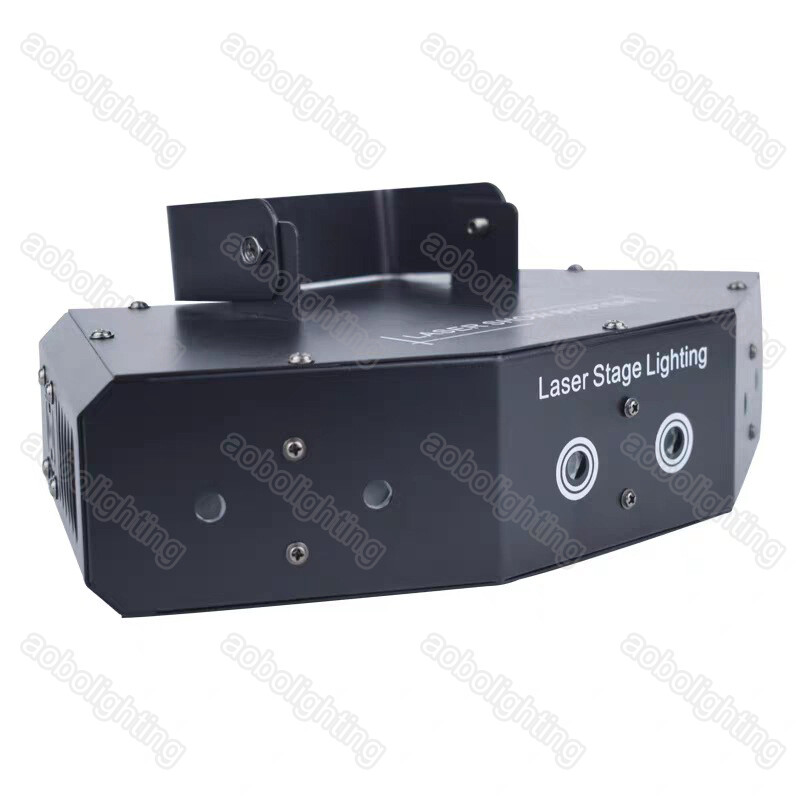 6 Eyes Pattern DJ Disco Party Stage Light Laser Projector RGB KTV Show Lighting