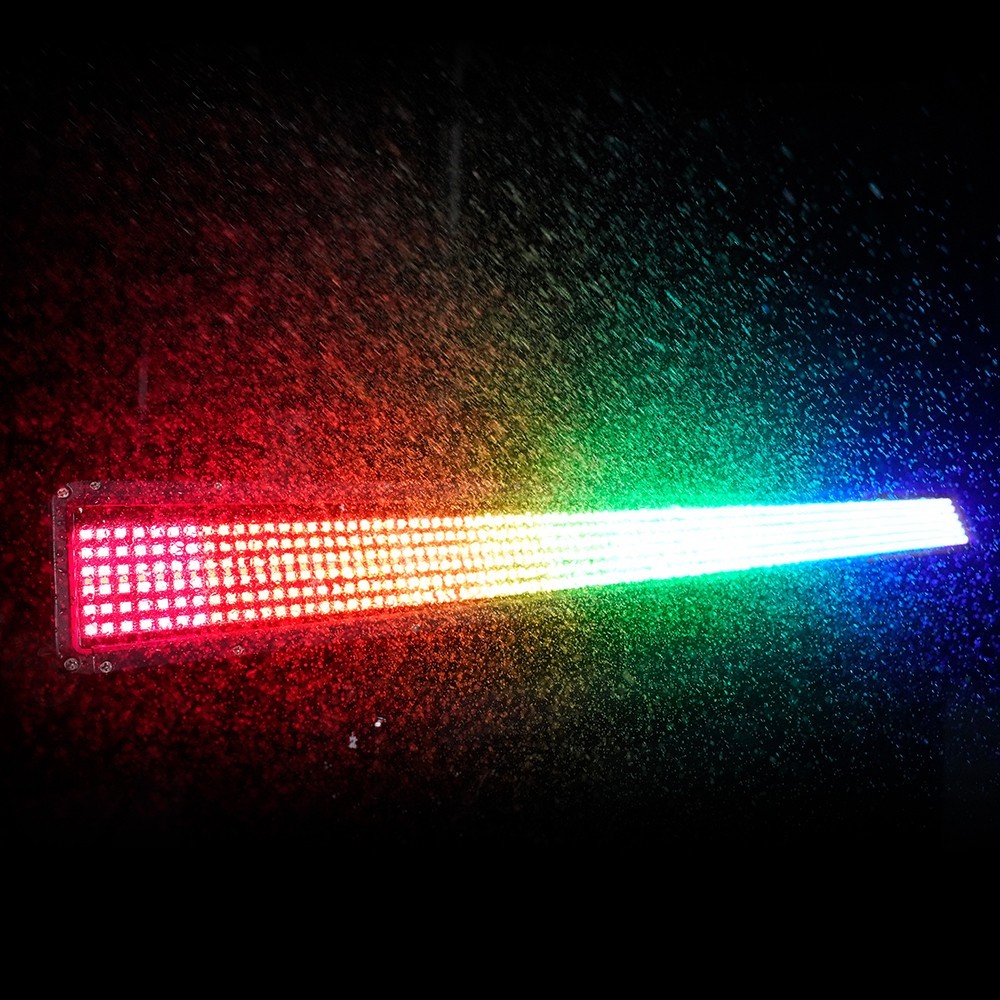 2Pcs 250W RGB Strobe 5050LED Wall Wash Stage Light Beam Waterproof Bar Disco DJ