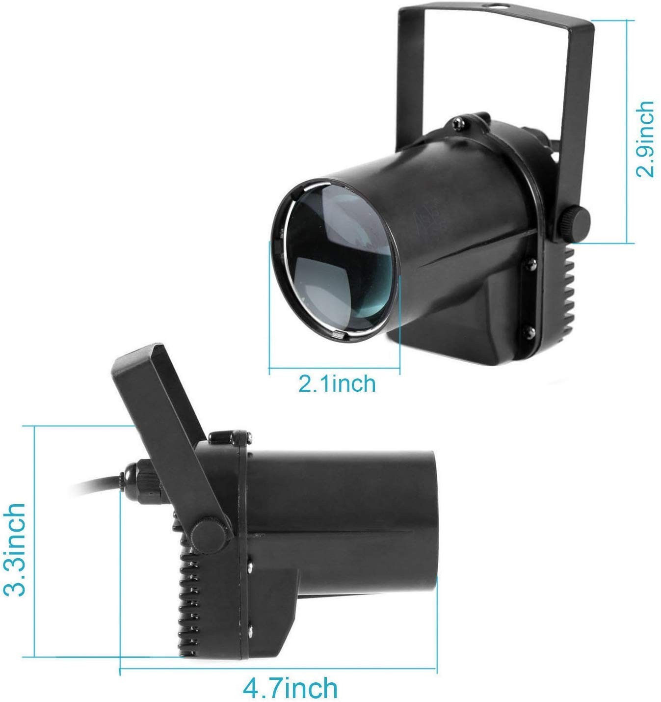 LED Beam Pinspot Stage Light DJ Mirror Spotlight Dance Party Disco Red