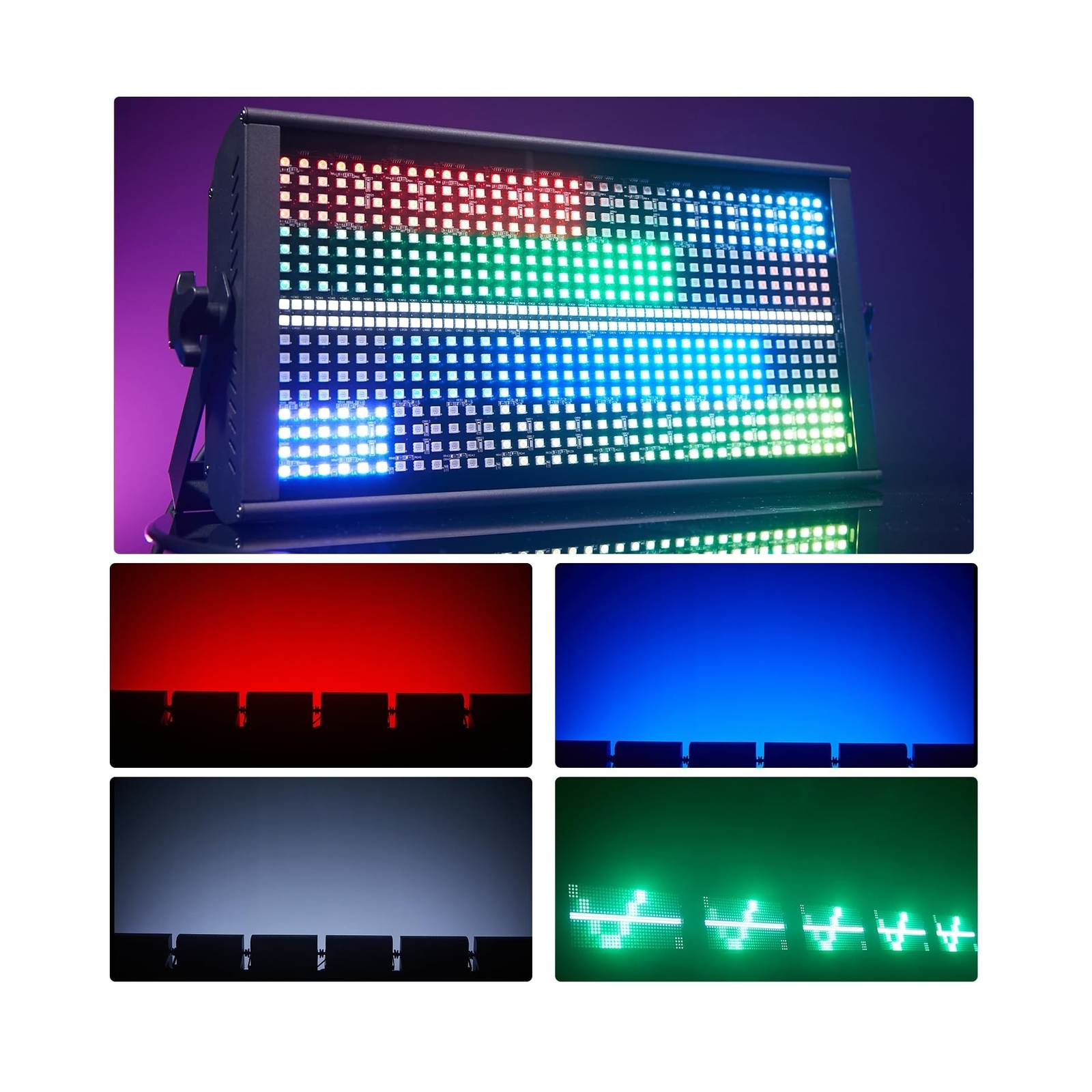 Stage Light Bar Wash Strobe Light LED 200W 768 LEDs DJ Lights RGBW 48 Partiti…