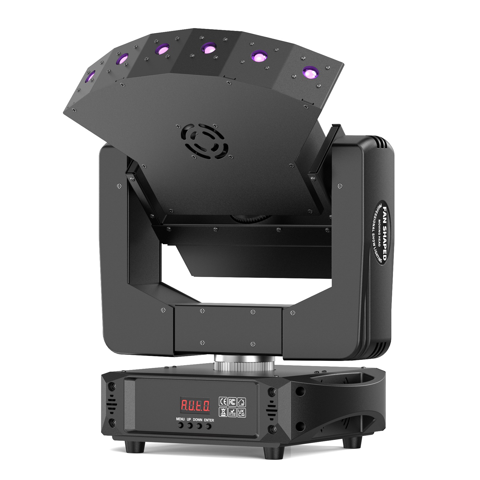 6-Eyes Laser Stage Light 3-Axis Moving Head Beam Light DMX DJ Disco Party Bar