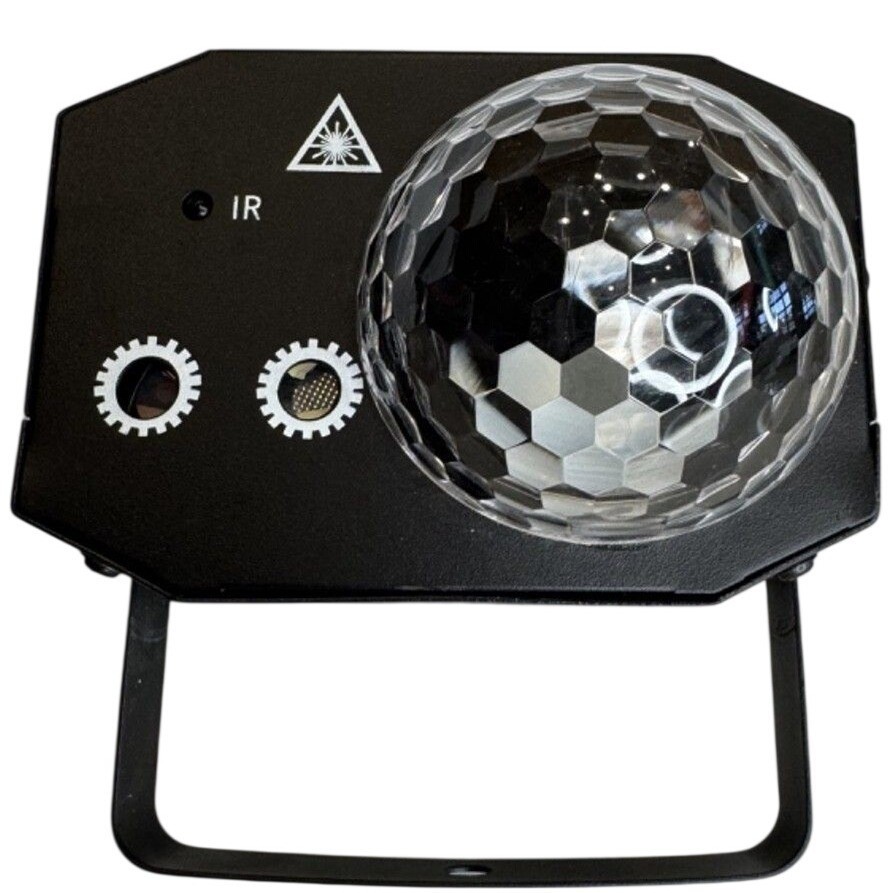 LED Disco Ball Party Light Laser Projector Sound Activated RGB DJ Stage Lighting