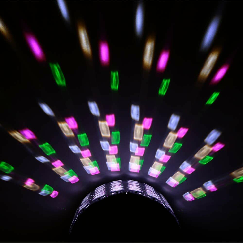 DJ Stage Lights 9 Colors LED Effect Lamp Automatic Control Projector IR Remote