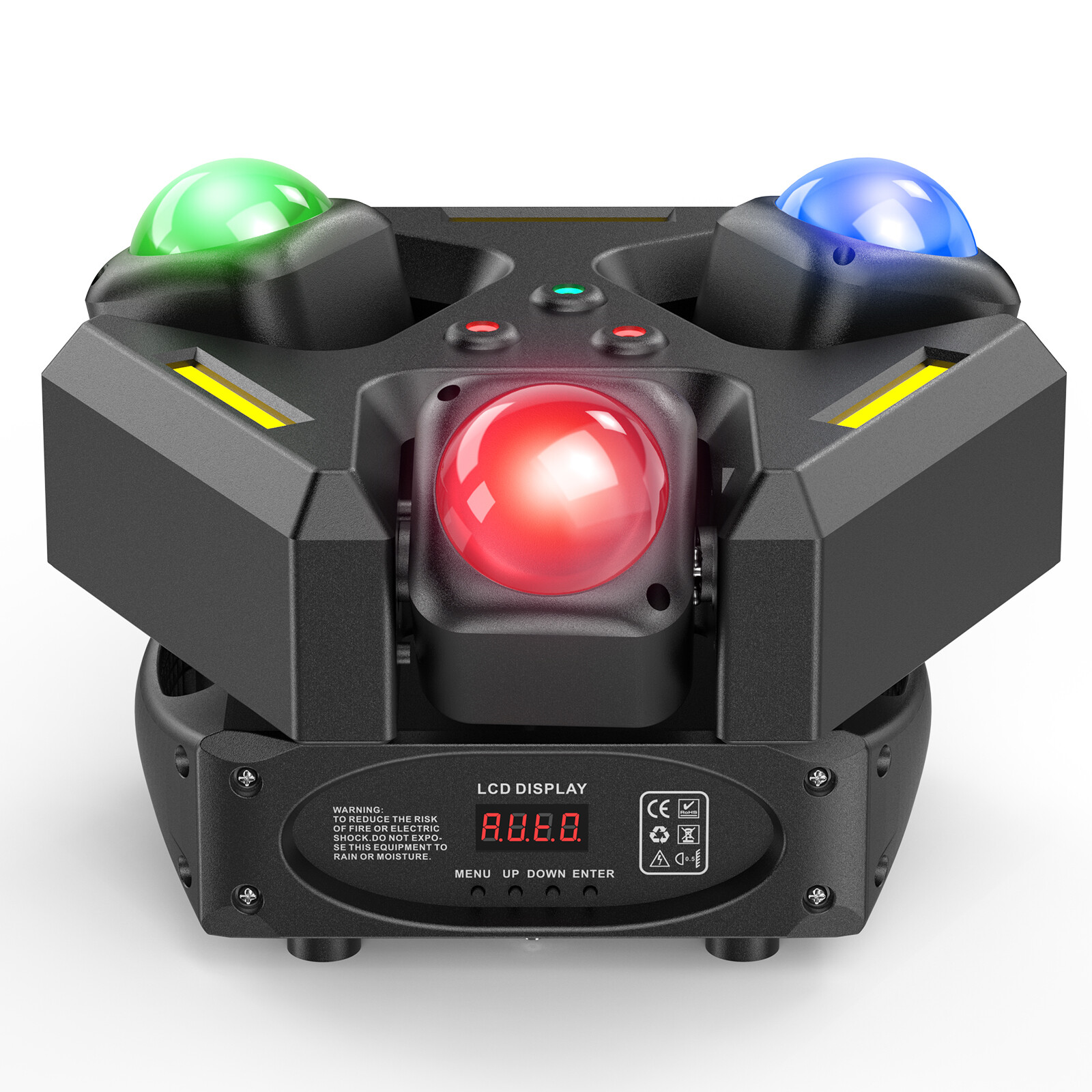 3 Head Effect Light With Sound Control DMX512 Modes For Small Party Venue