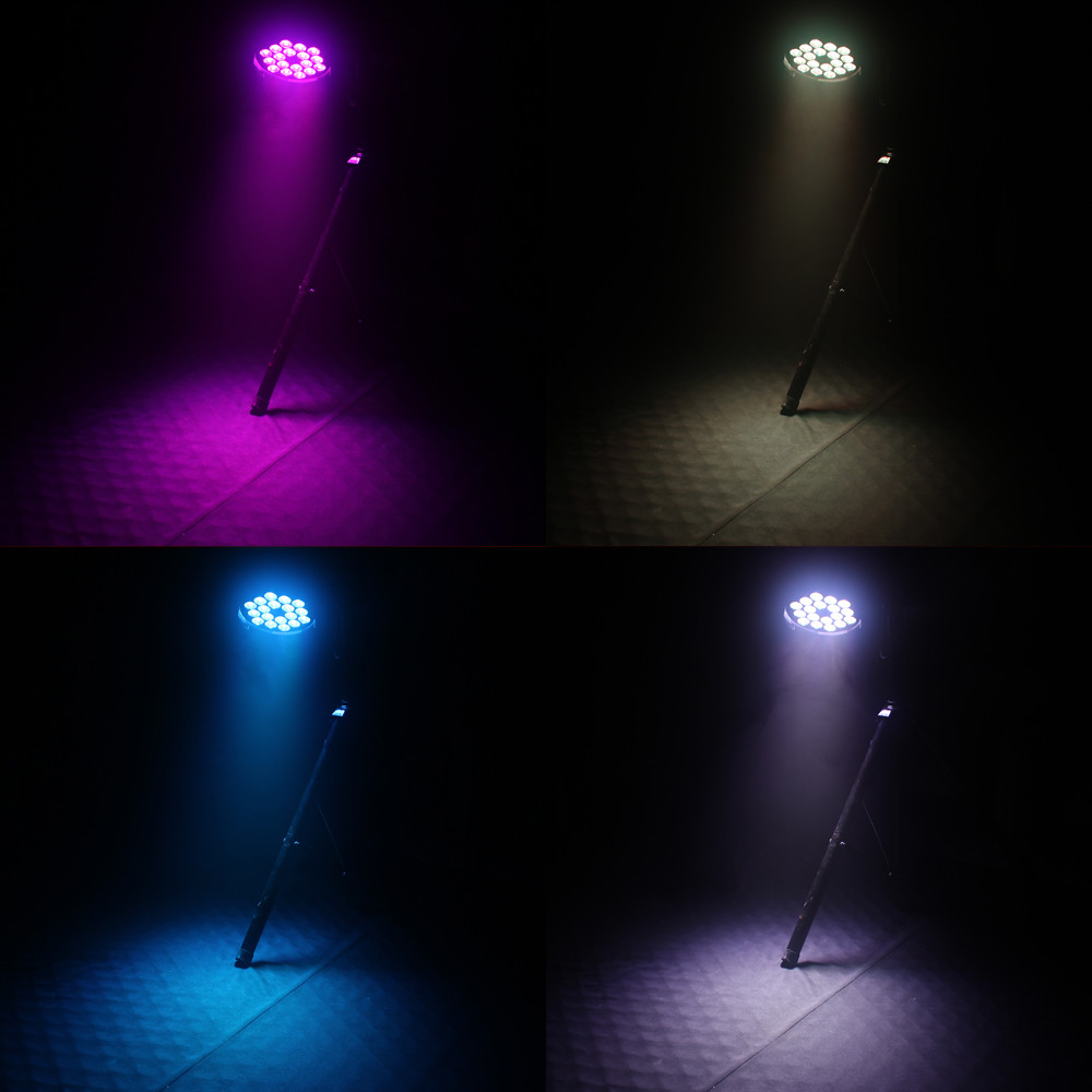 10PCS 270W 18 LED PAR Can Stage Lighting RGBW DMX Club DJ Disco Party Show Light