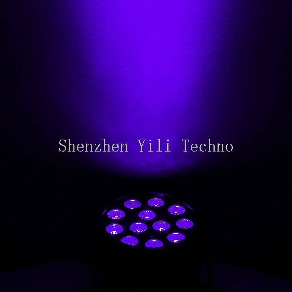 18x3W LED DMX512 Stage Light Spotlight UV Purple Sound Control Projection Lamp
