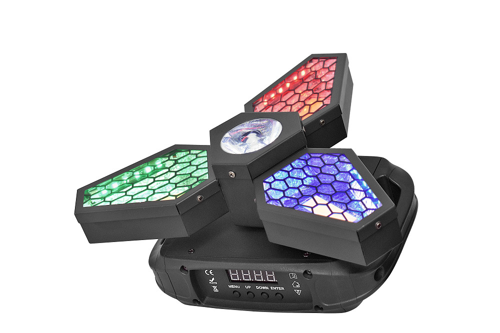 LED DJ Light Retro Stage Light, 200W COB Golden Stage Lighting Indoor for Party