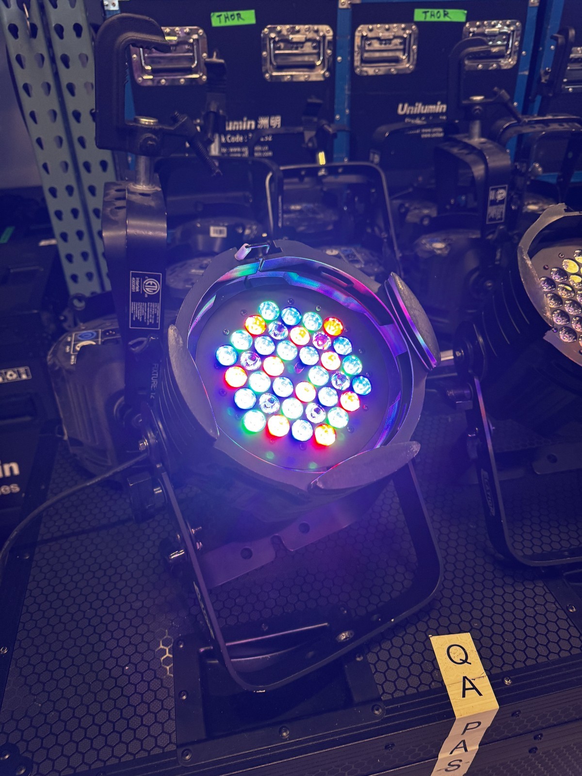 Elation Opti RGBA LED DMX 36x1w Wash Par 14x Available Price Each Church Owned