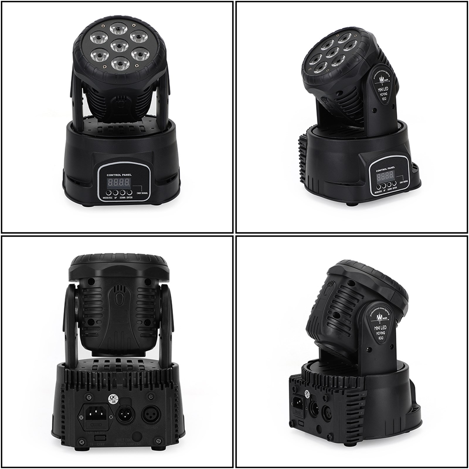 7 x10W Moving Head Stage Light 70W 7 LED RGBW DMX DJ Disco Stage Party Lighting✨