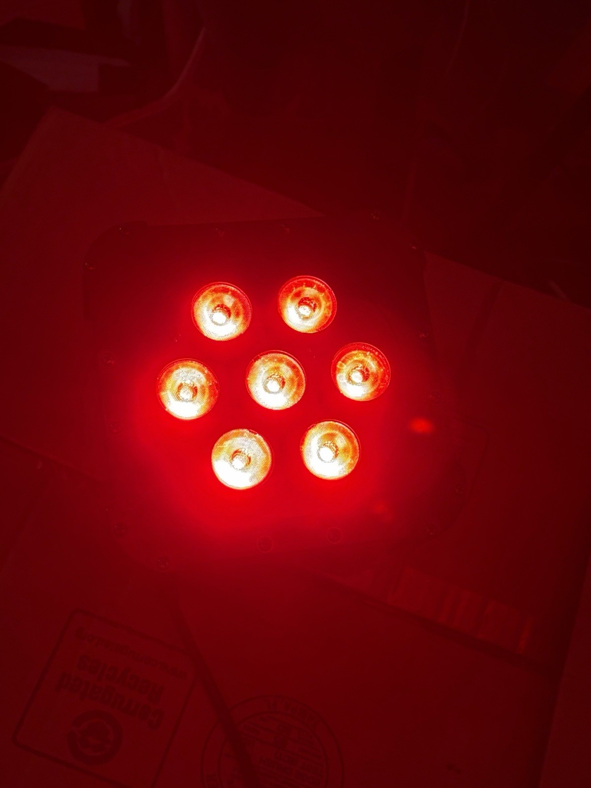 American DJ Flat Par Tri7X LED Stage Lights X 10