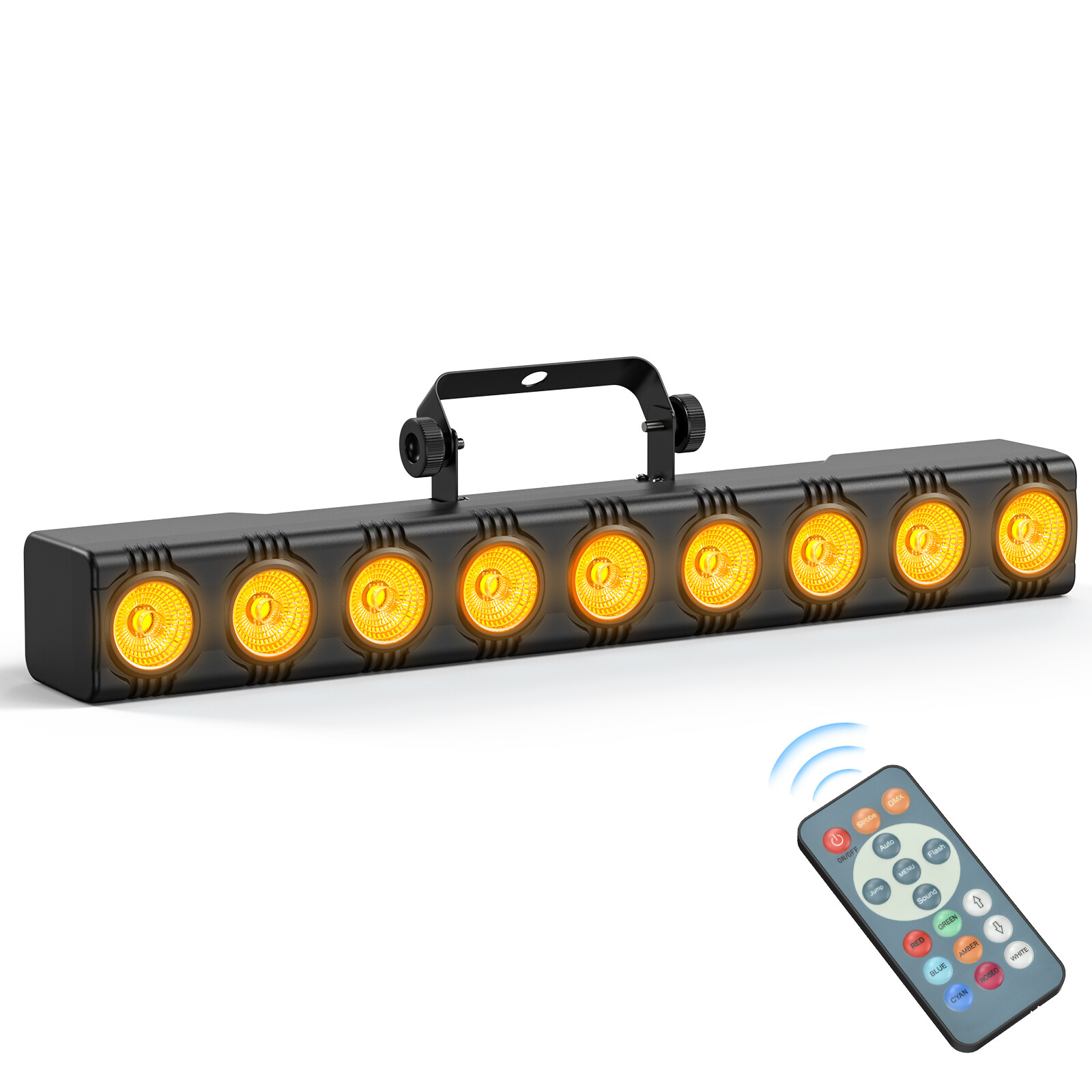 Mini LED RGBW Wall Wash Bar Light DMX DJ Party Disco Stage Show Display w/Remote