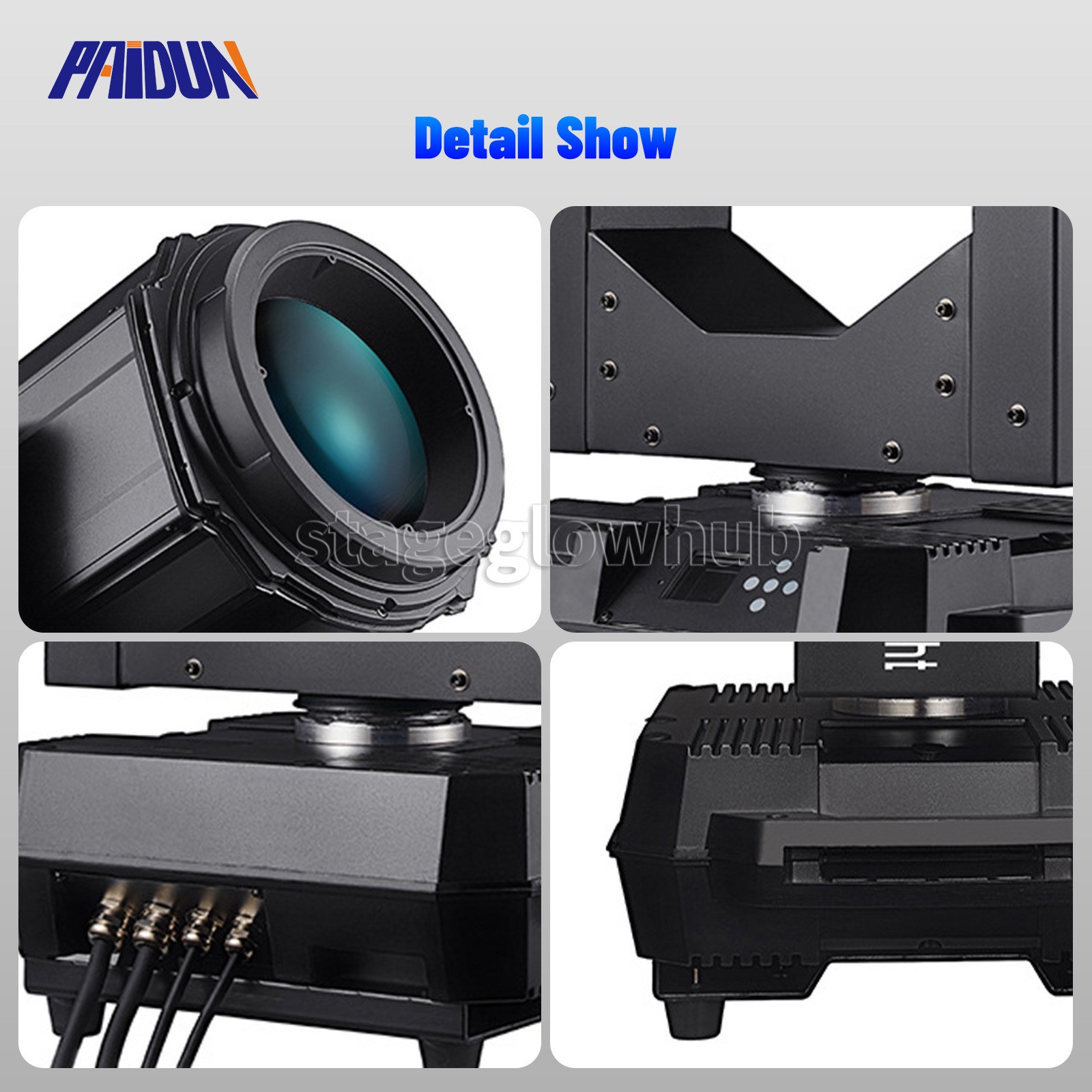 PAIDUN 420W Super Beam Moving Head Sky Spot Lighting Waterproof 8+16+24Prism RDM
