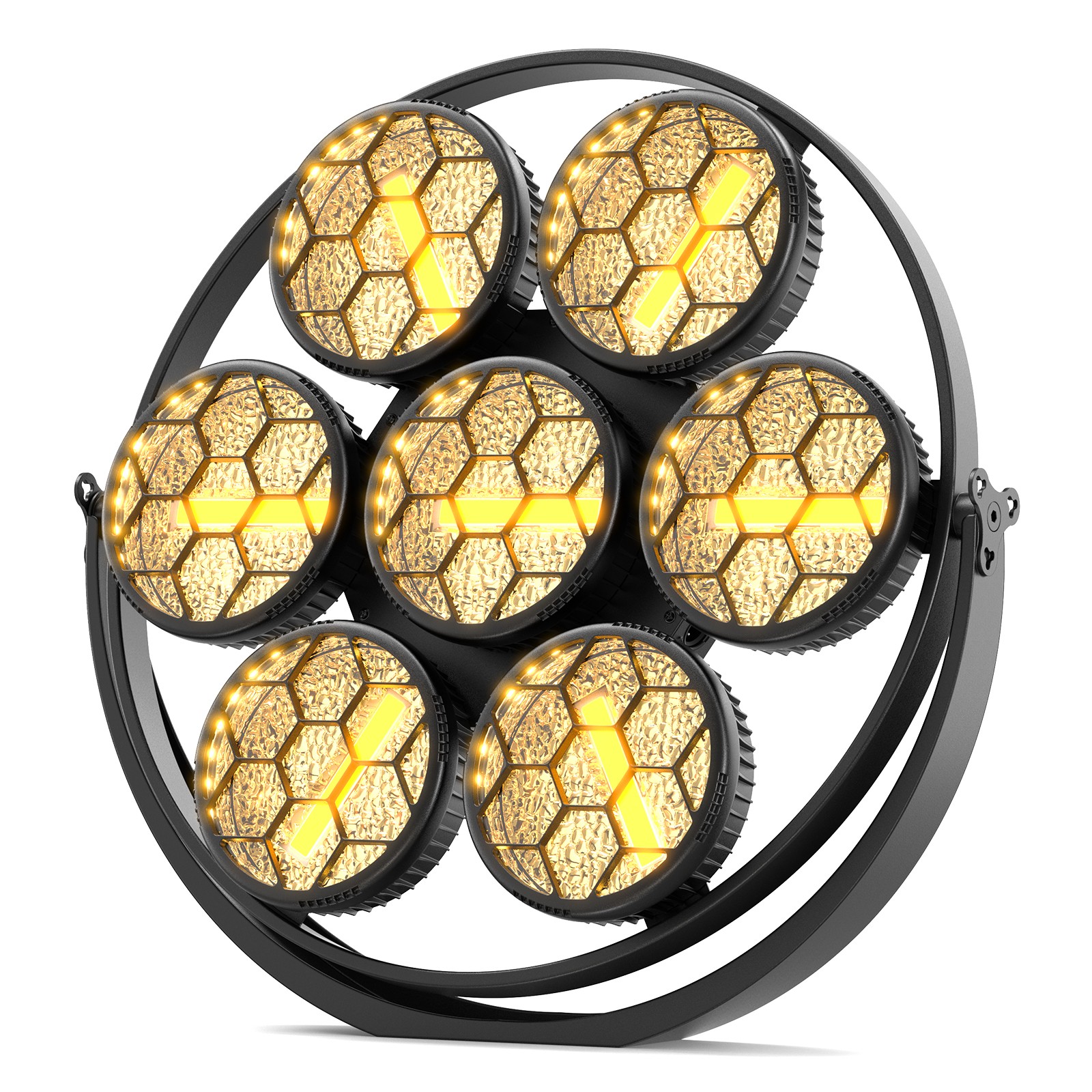 490W 7-LED COB Linear Vintage Light Stage Lighting for DJ Concert Party Weddings