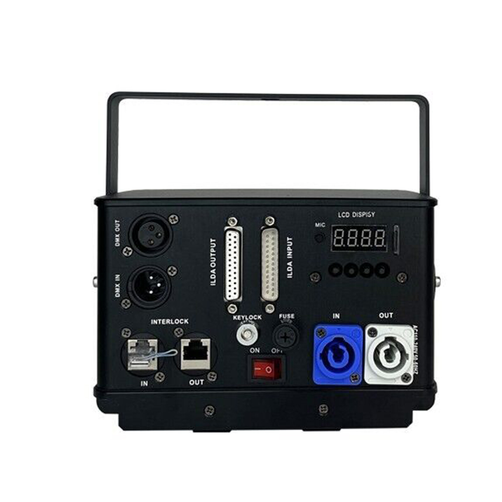 3W Full-color Animation Laser Projector DJ Light ILDA Stage Laser Beam Light RGB