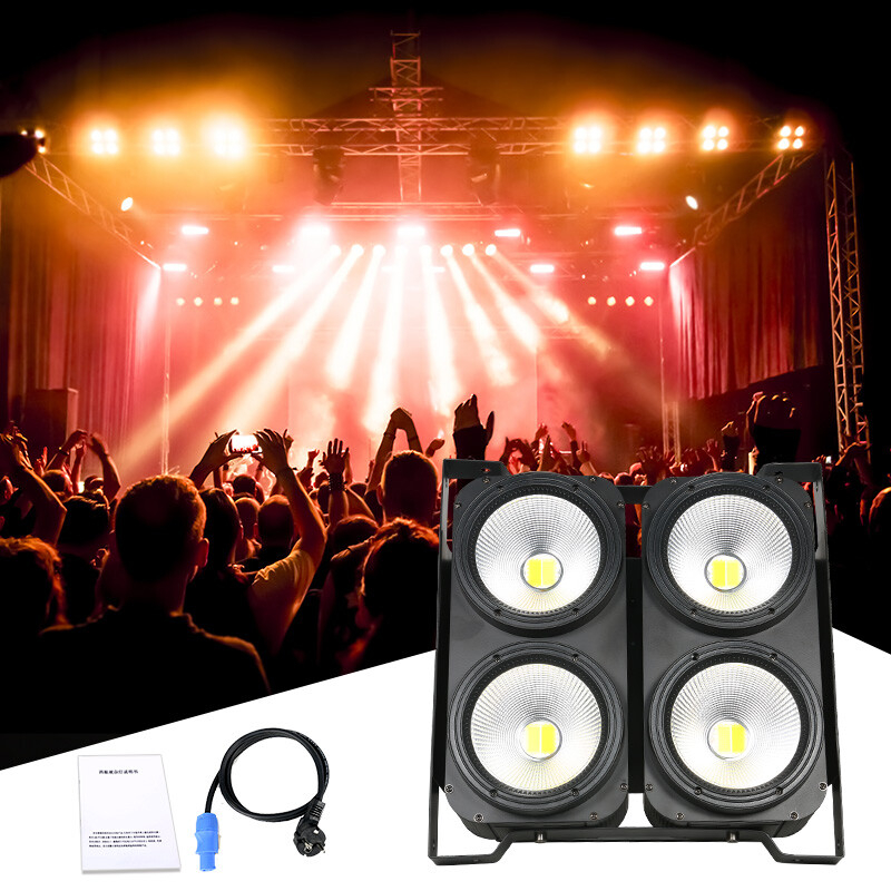400W LED Par Light COB Blinder Audience Stage Light DMX512 DJ Party Wedding