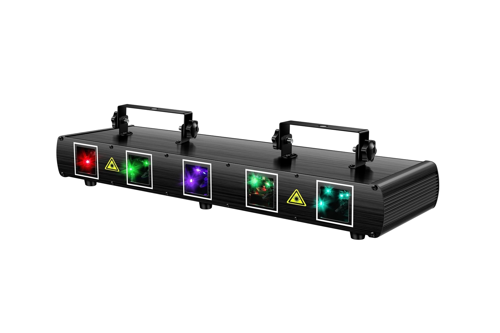 DJ Laser Lights, U`King 5 Beam Effect Sound Activated DJ Party Lights RGBYC L…