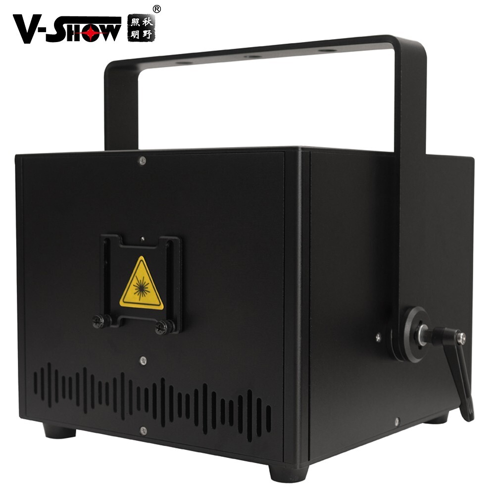 VSHOW 1pc 10w Full Color RGB Animation Laser 10w Stage Laser Light Disco Lasers