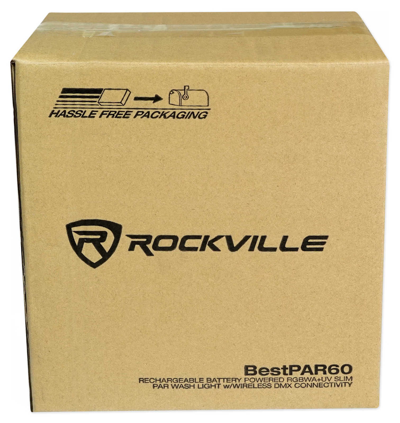 Rockville BEST PAR 60 Rechargeable Par Can Wash Light w/ Wireless DMX+RGBWA+UV