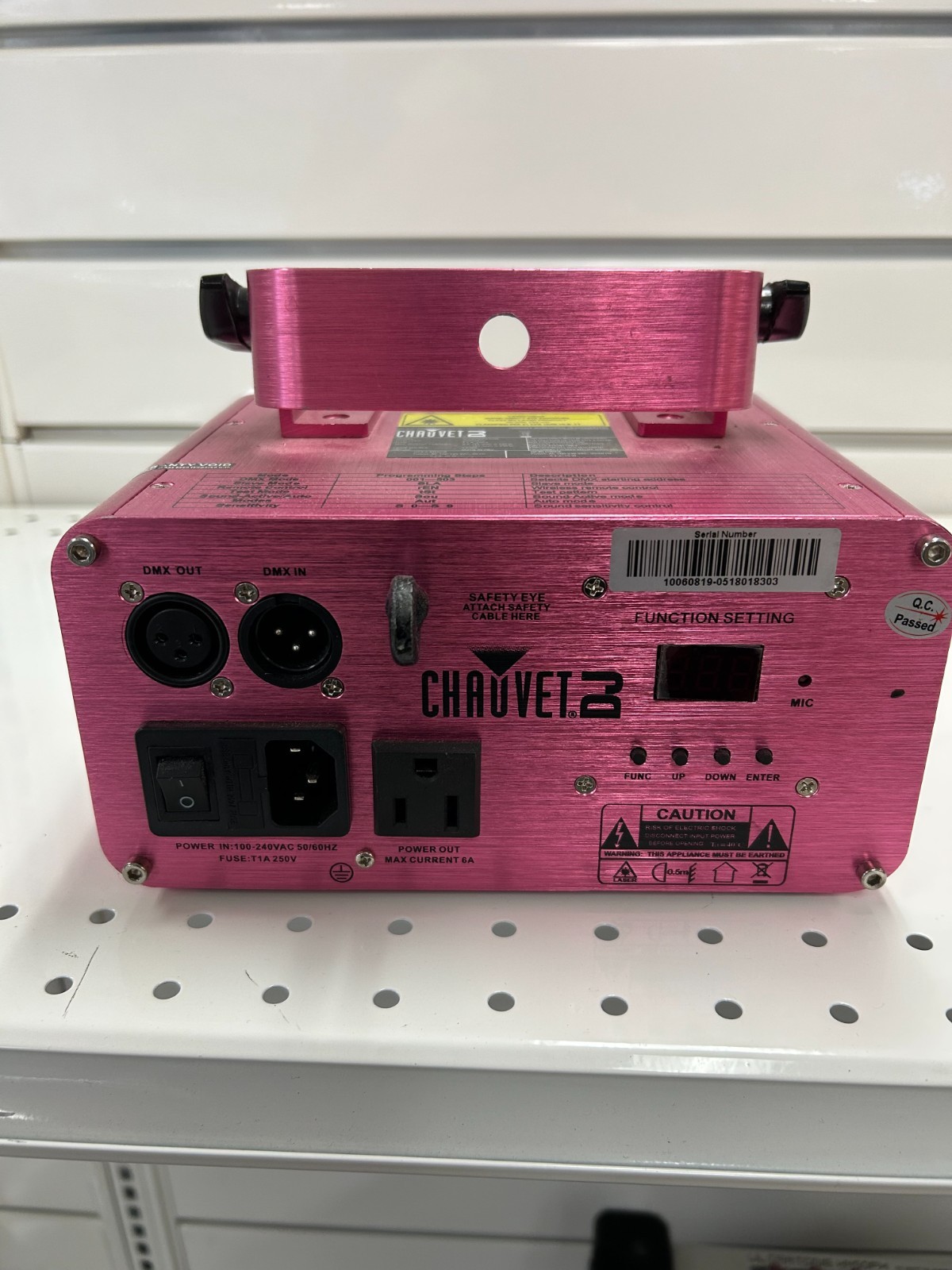Chauvet Scorpion Dual DMX Laser Unit – Pink