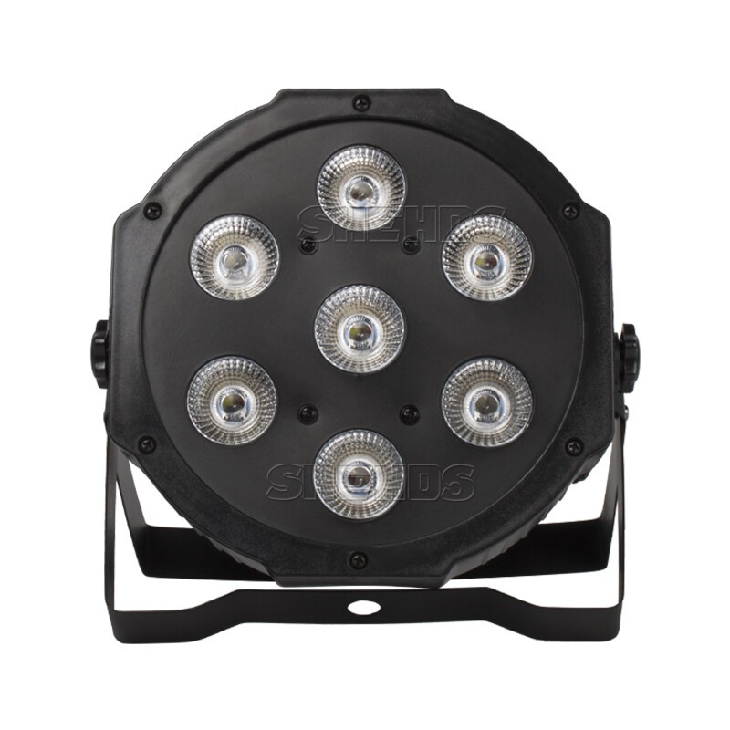 6Pcs 7x18W RGBWA+UV 6in1 Par Light LED Beam DMX Party Disco DJ Stage Lighting
