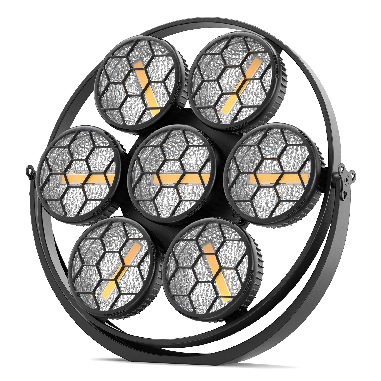 7-LED 490W COB Linear Vintage Light Stage Lighting for DJ Concert Party Weddings