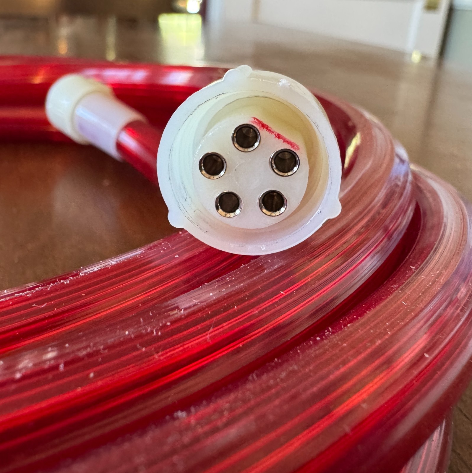 American DJ Round PVC Rope Lights (RL-12) – Old School DJ – Red, 12 FT, NIB